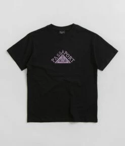 Pass Port Manuscript T-Shirt - Black
