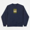 Pass Port Vase Crewneck Sweatshirt - Navy -FLATSPOT Sales pass port vase crewneck sweatshirt navy 1