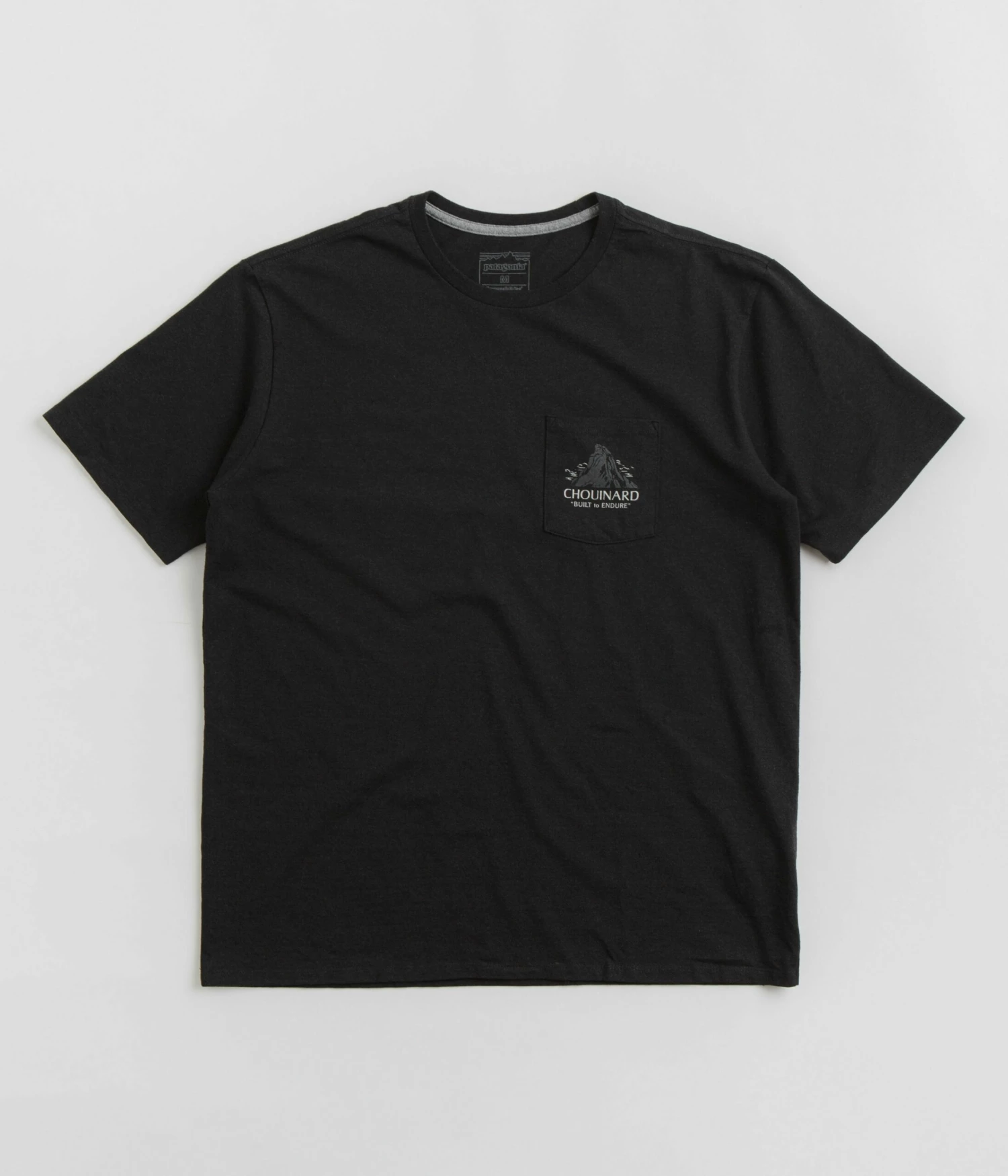 Patagonia Chouinard Crest Pocket Responsibili-Tee T-Shirt - Ink Black 4 Patagonia Chouinard Crest Pocket Responsibili-Tee T-Shirt - Ink Black - Image 2