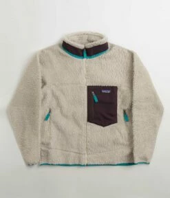 Patagonia Classic Retro-X Jacket - Natural / Obsidian Plum