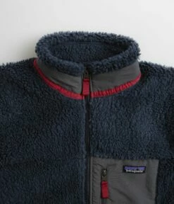 Patagonia Classic Retro-X Jacket - New Navy / Wax Red -FLATSPOT Sales patagonia classic retro x jacket new navy wax red 4 eb756ac5 10f2 4c7f 802c affcf5660569