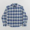 Patagonia Cotton In Conversion Fjord Flannel Shirt - Captain: Endless Blue -FLATSPOT Sales patagonia cotton in conversion fjord flannel shirt captain endless blue 1