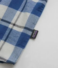 Patagonia Cotton In Conversion Fjord Flannel Shirt - Captain: Endless Blue -FLATSPOT Sales patagonia cotton in conversion fjord flannel shirt captain endless blue 5
