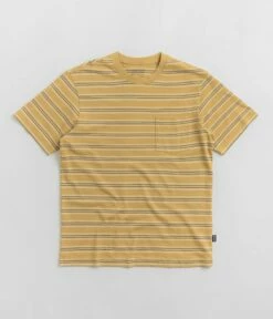 Patagonia Cotton In Conversion Pocket T-Shirt - Found Stripe: Pufferfish Gold