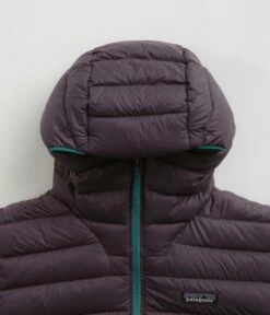 Patagonia Down Sweater Hooded Jacket (NetPlus®) - Belay Blue -FLATSPOT Sales patagonia down sweater hooded jacket netplus belay blue 4