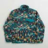 Patagonia Lightweight Synchilla Snap-T Fleece - Fitz Roy Patchwork: Belay Blue -FLATSPOT Sales patagonia lightweight synchilla snap t fleece fitz roy patchwork belay blue 1