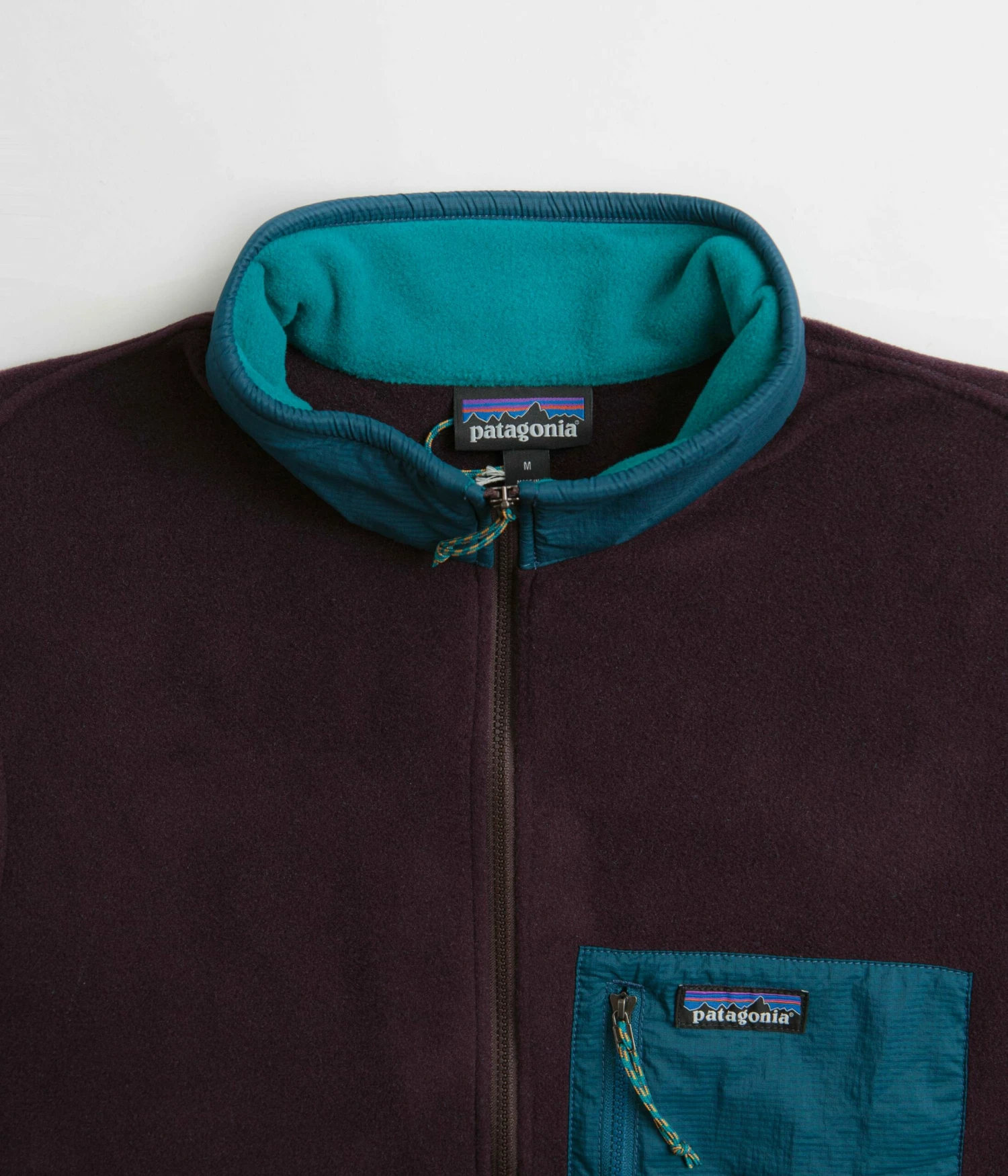 Patagonia Microdini 1/2 Zip Pullover Fleece - Belay Blue 6 Patagonia Microdini 1/2 Zip Pullover Fleece - Belay Blue - Image 4