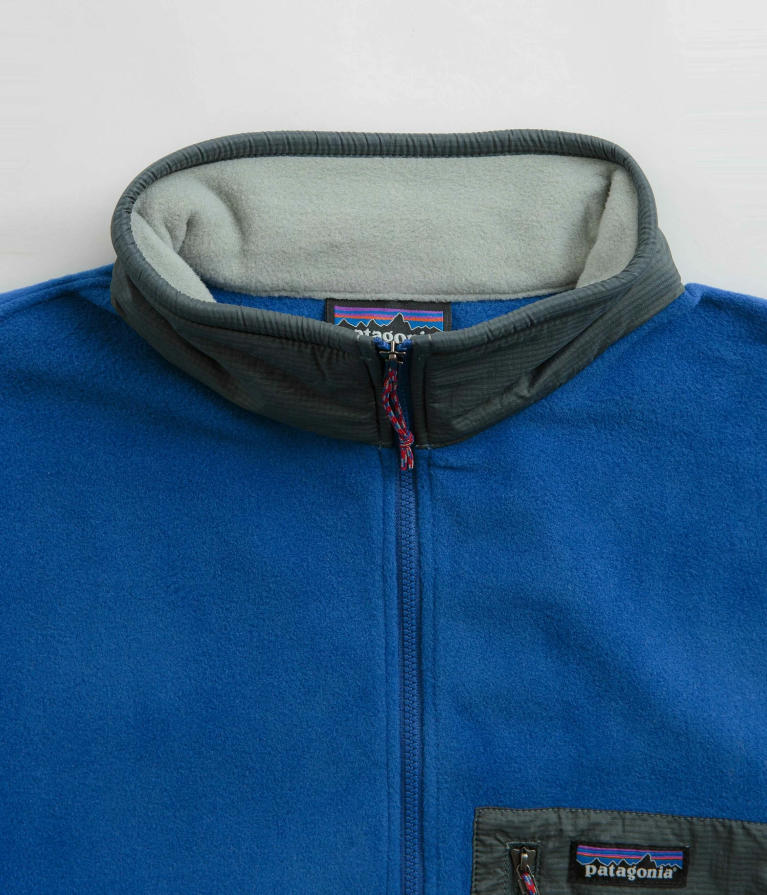 Patagonia Microdini 1/2 Zip Pullover Fleece - Sleet Green 6 Patagonia Microdini 1/2 Zip Pullover Fleece - Sleet Green - Image 4