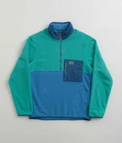 Patagonia Microdini 1/2 Zip Pullover Fleece - Vessel Blue