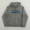 Patagonia P-6 Logo Uprisal Hoodie - Gravel Heather -FLATSPOT Sales patagonia p 6 logo uprisal hoodie gravel heather 1