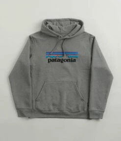 Patagonia P-6 Logo Uprisal Hoodie - Gravel Heather