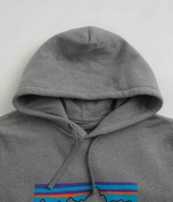 FLATSPOT Sales -FLATSPOT Sales patagonia p 6 logo uprisal hoodie gravel heather 2