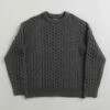 Patagonia Recycled Cable Knit Crewneck Sweatshirt - Hex Grey 1 Patagonia Recycled Cable Knit Crewneck Sweatshirt - Hex Grey -FLATSPOT Sales patagonia recycled cable knit crewneck sweatshirt hex grey 1