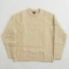 Patagonia Recycled Cable Knit Crewneck Sweatshirt - Natural 2 Patagonia Recycled Cable Knit Crewneck Sweatshirt - Natural -FLATSPOT Sales patagonia recycled cable knit crewneck sweatshirt natural 1