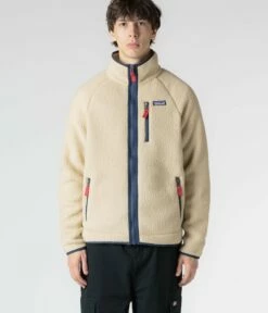 Patagonia Retro Pile Fleece Jacket - El Cap Khaki -FLATSPOT Sales patagonia retro pile fleece jacket el cap khaki model 1