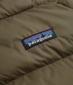 Patagonia Reversible Silent Down Jacket - Basin Green -FLATSPOT Sales patagonia reversible silent down jacket basin green 5