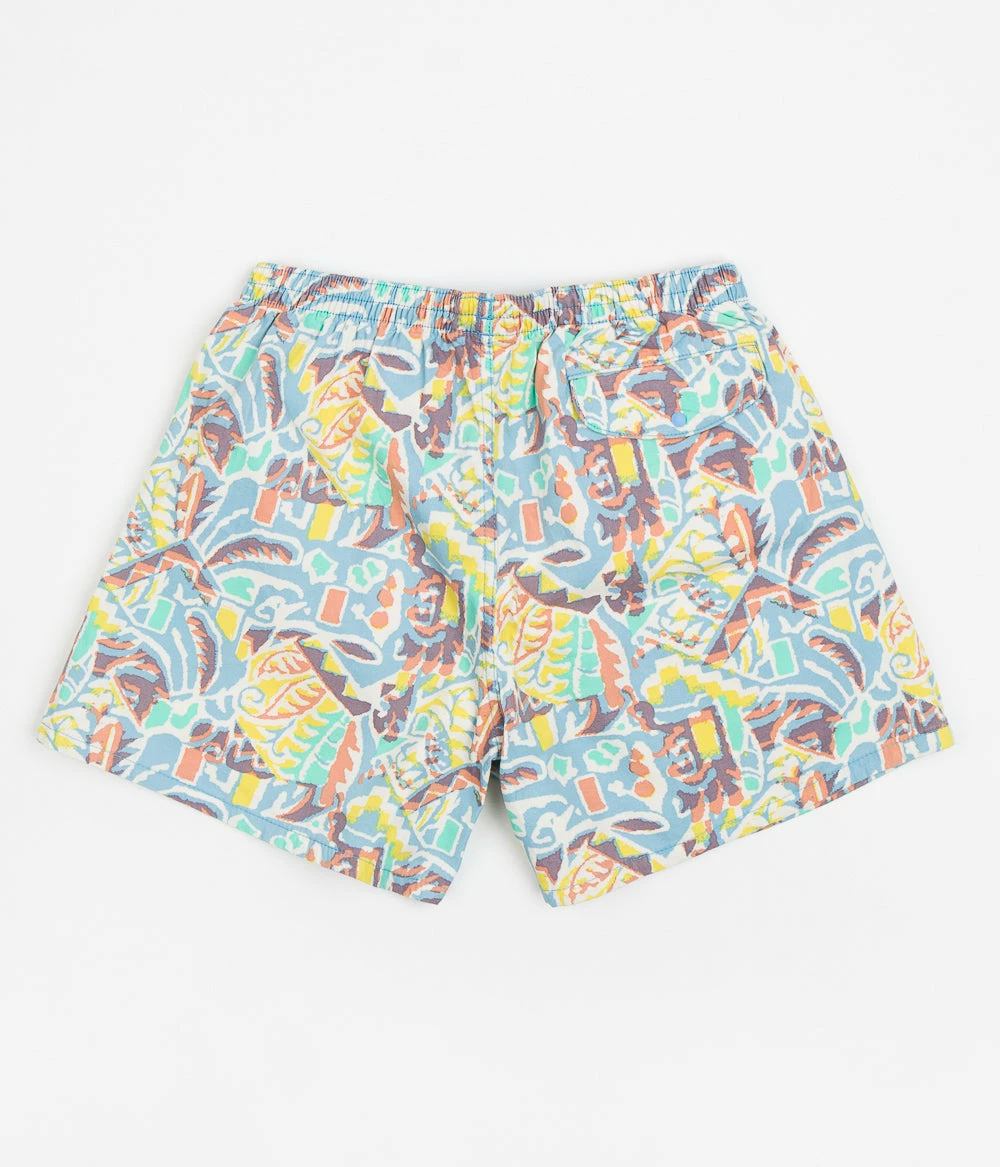 Patagonia Womens Funhoggers Shorts - Thriving Planet: Lago Blue 5 Patagonia Womens Funhoggers Shorts - Thriving Planet: Lago Blue - Image 3