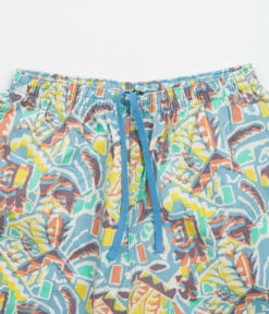 Patagonia Womens Funhoggers Shorts - Thriving Planet: Lago Blue 12 Patagonia Womens Funhoggers Shorts - Thriving Planet: Lago Blue -FLATSPOT Sales patagonia womens funhoggers shorts thriving planet lago blue 4