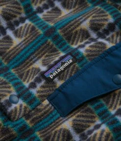 Patagonia Womens Synchilla Snap-T Pullover Fleece - Snow Beam: Pale Periwinkle -FLATSPOT Sales patagonia womens synchilla snap t pullover fleece snow beam pale periwinkle 3