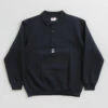 Poetic Collective Heavy Polo Sweatshirt - Dark Navy -FLATSPOT Sales poetic collective heavy polo sweatshirt dark navy 1