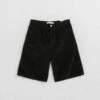 Polar Big Boy Cord Shorts - Black -FLATSPOT Sales polar big boy cord shorts black 1