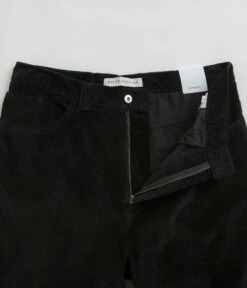 Polar Big Boy Cord Shorts - Black -FLATSPOT Sales polar big boy cord shorts black 5