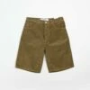 Polar Big Boy Cord Shorts - Brass -FLATSPOT Sales polar big boy cord shorts brass 1