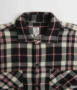 Polar Big Boy Flannel Overshirt - Black / Cloud White / Red 12 Polar Big Boy Flannel Overshirt - Black / Cloud White / Red -FLATSPOT Sales polar big boy flannel overshirt black cloud white red 4