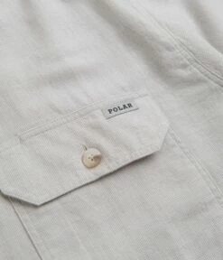 Polar Bob Short Sleeve Shirt - Grey -FLATSPOT Sales polar bob short sleeve shirt grey 2 90eeb190 fe13 4a94 a21e 1e17fcab9d72