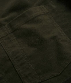 Polar Brushed Twill Theodore Overshirt - Brown -FLATSPOT Sales polar brushed twill theodore overshirt brown 3