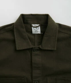 Polar Brushed Twill Theodore Overshirt - Brown -FLATSPOT Sales polar brushed twill theodore overshirt brown 4