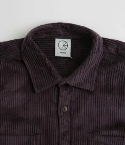 Polar Cord Shirt - Dark Violet -FLATSPOT Sales polar cord shirt dark violet 4