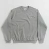 Polar Default Crewneck Sweatshirt - Heather Grey -FLATSPOT Sales polar default crewneck sweatshirt heather grey 1