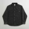 Polar Denim Mike Shirt - Silver Black -FLATSPOT Sales polar denim mike shirt silver black 1