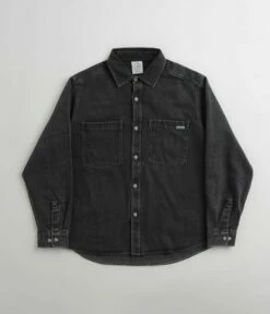 Polar Denim Mike Shirt - Silver Black