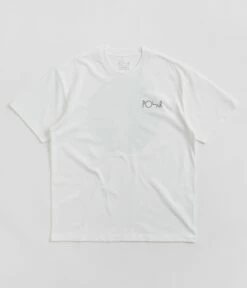 Polar Fill Logo T-Shirt - White / Black -FLATSPOT Sales polar fill logo t shirt white black 1