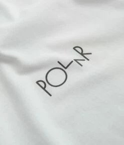 Polar Fill Logo T-Shirt - White / Black -FLATSPOT Sales polar fill logo t shirt white black 3