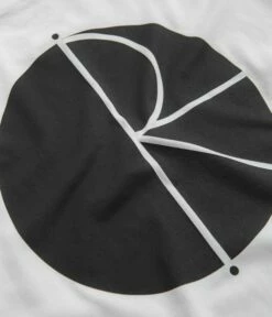 Polar Fill Logo T-Shirt - White / Black -FLATSPOT Sales polar fill logo t shirt white black 5