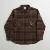 Polar Flannel Mike Shirt - Brown / Mauve