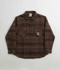 Polar Flannel Mike Shirt - Brown / Mauve