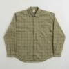 Polar Flannel Mitchell Shirt - Green / Beige -FLATSPOT Sales polar flannel mitchell shirt green beige 1
