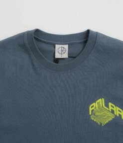 Polar Graph T-Shirt - Grey Blue -FLATSPOT Sales polar graph t shirt grey blue 2