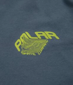Polar Graph T-Shirt - Grey Blue -FLATSPOT Sales polar graph t shirt grey blue 3