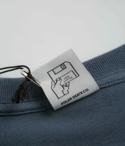 Polar Graph T-Shirt - Grey Blue -FLATSPOT Sales polar graph t shirt grey blue 5