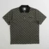 Polar Jacques Checkered Polo Shirt - Black / Green -FLATSPOT Sales polar jacques checkered polo shirt black green 1