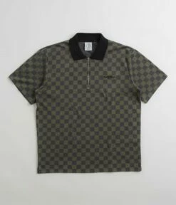Polar Jacques Checkered Polo Shirt - Black / Green