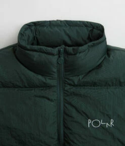 Polar Pocket Puffer Jacket - Dark Teal -FLATSPOT Sales polar pocket puffer jacket dark teal 4