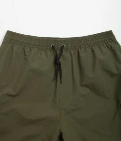 Polar Utility Swim Shorts - Dark Olive -FLATSPOT Sales polar utility swim shorts dark olive 4