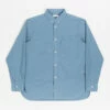 Pop Trading Company BD Shirt - Blue Shadow -FLATSPOT Sales pop trading company bd shirt blue shadow 1