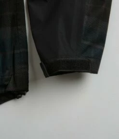 Pop Trading Company Big Pocket Hooded Jacket - Black / Navy Check -FLATSPOT Sales pop trading company big pocket hooded jacket black navy check 6